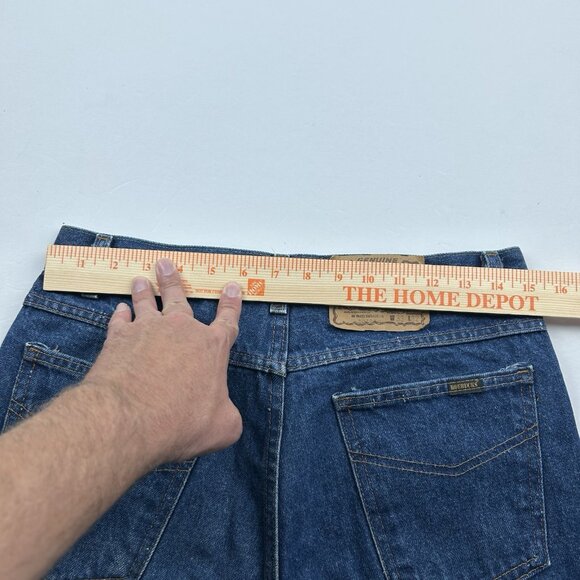 Vintage Sears Genuine Roebucks mens denim jeans size 33x32 (30x32) 50124 - Picture 15 of 16